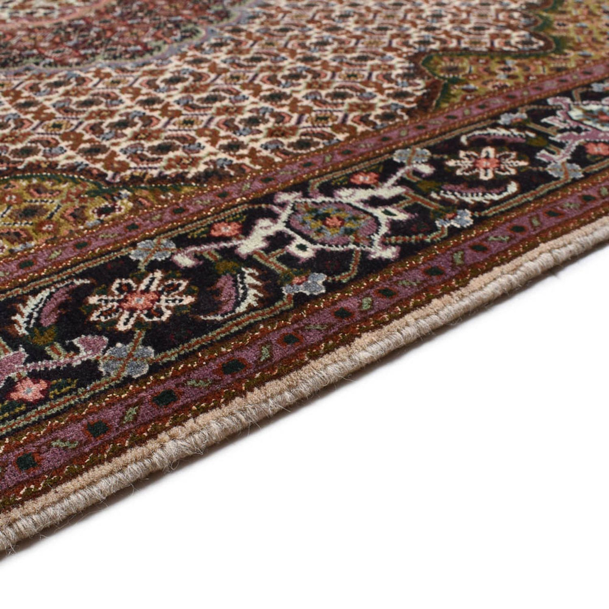 Perzisch tapijt - Tabriz - Royal - 196 x 155 cm - veelkleurig