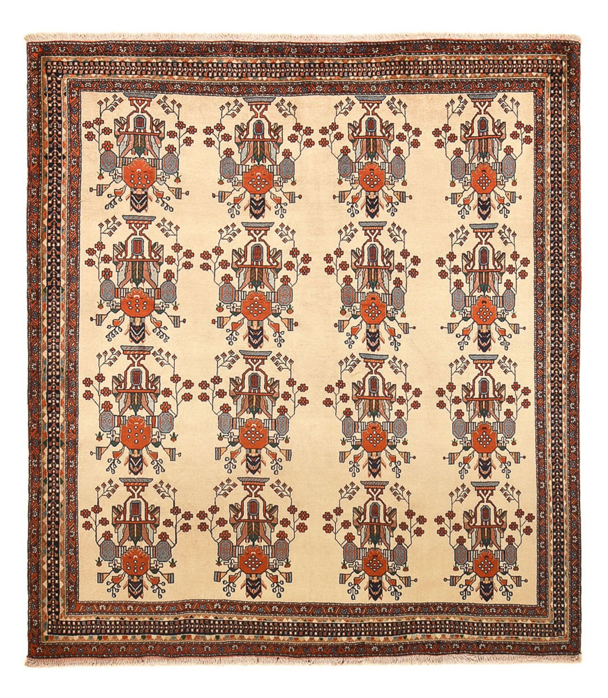 Perzisch Tapijt - Nomadisch - 230 x 195 cm - beige