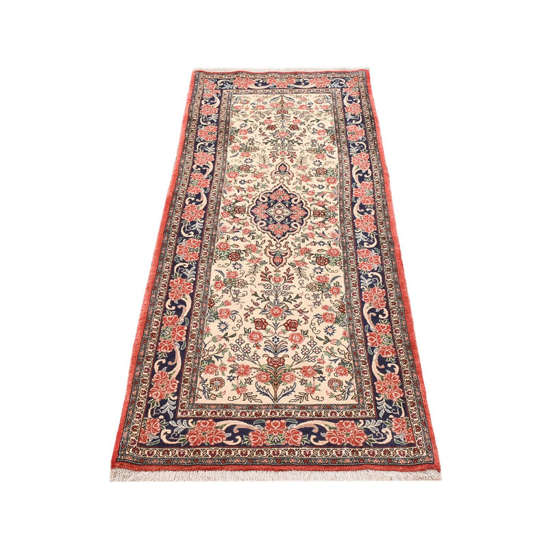 Loper Perzisch tapijt - Bijar - 220 x 80 cm - crème