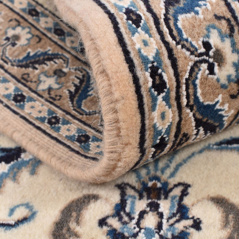 Loper Perzisch tapijt - Nain - Koninklijk - 196 x 61 cm - crème