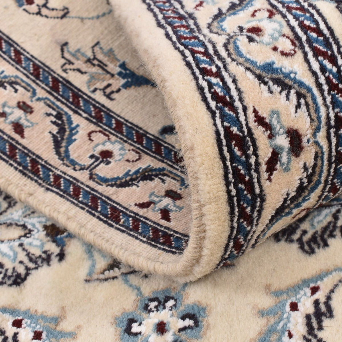 Loper Perzisch tapijt - Nain - Koninklijk - 192 x 60 cm - crème