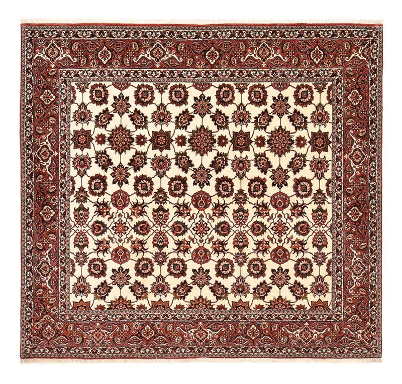 Perzisch tapijt - Bijar vierkant  - 255 x 241 cm - roest