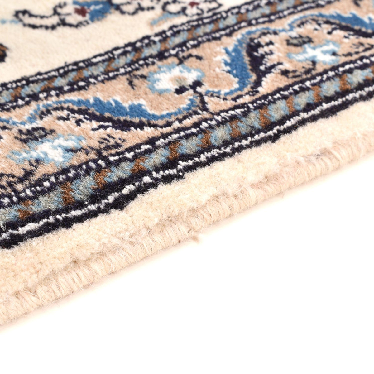 Loper Perzisch tapijt - Nain - Koninklijk - 185 x 61 cm - crème