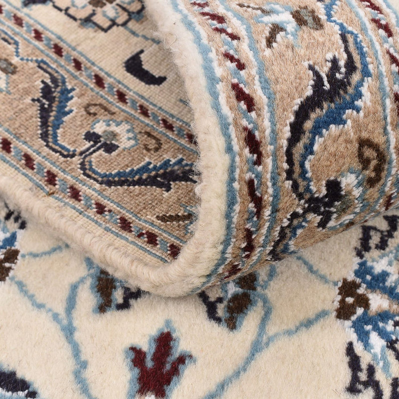 Loper Perzisch tapijt - Nain - Koninklijk - 198 x 59 cm - crème