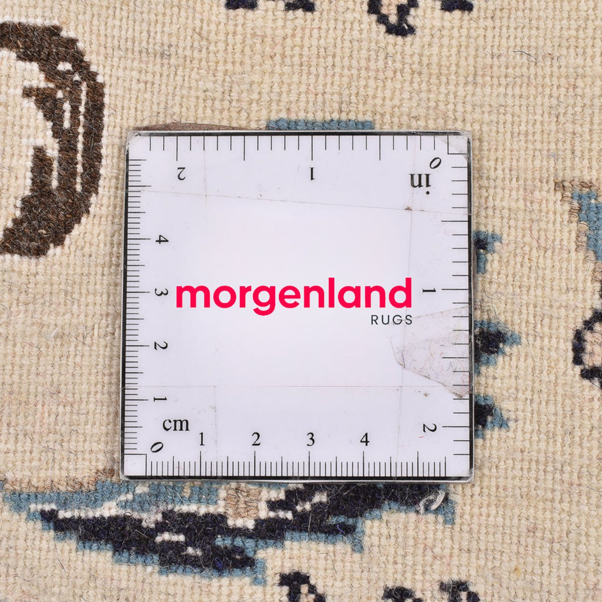 Loper Perzisch tapijt - Nain - Koninklijk - 198 x 59 cm - crème