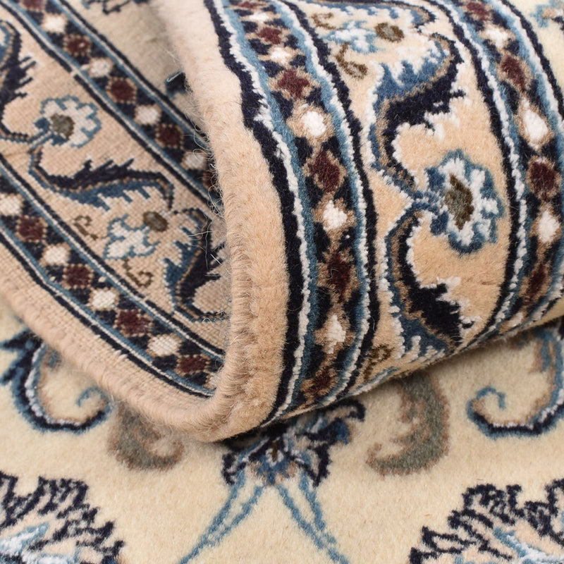 Loper Perzisch tapijt - Nain - Koninklijk - 195 x 57 cm - crème