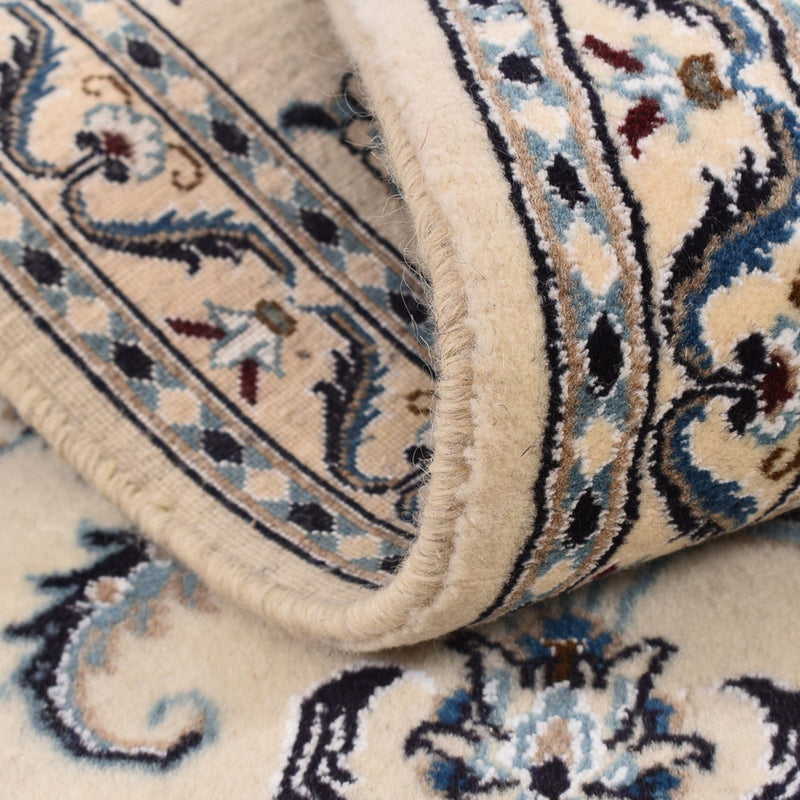 Loper Perzisch tapijt - Nain - Koninklijk - 192 x 58 cm - crème