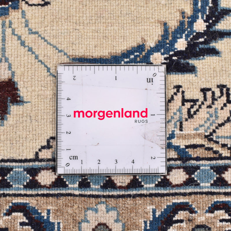 Loper Perzisch tapijt - Nain - Koninklijk - 197 x 64 cm - crème