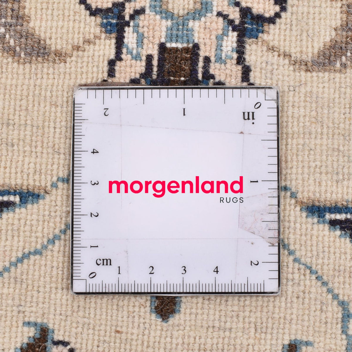 Loper Perzisch tapijt - Nain - Koninklijk - 202 x 63 cm - crème