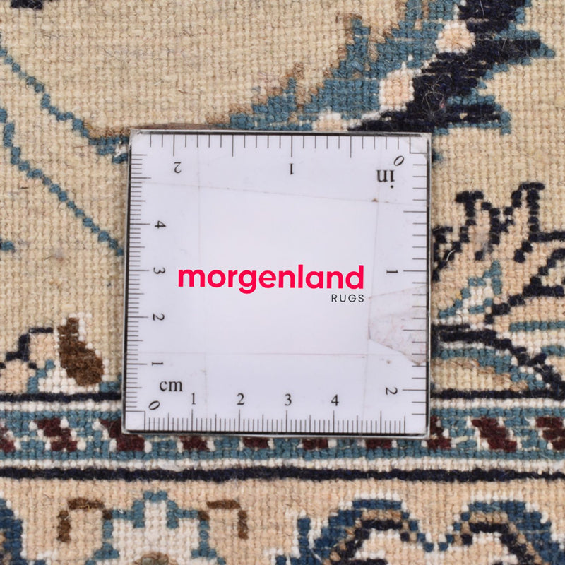 Loper Perzisch tapijt - Nain - Koninklijk - 198 x 58 cm - crème