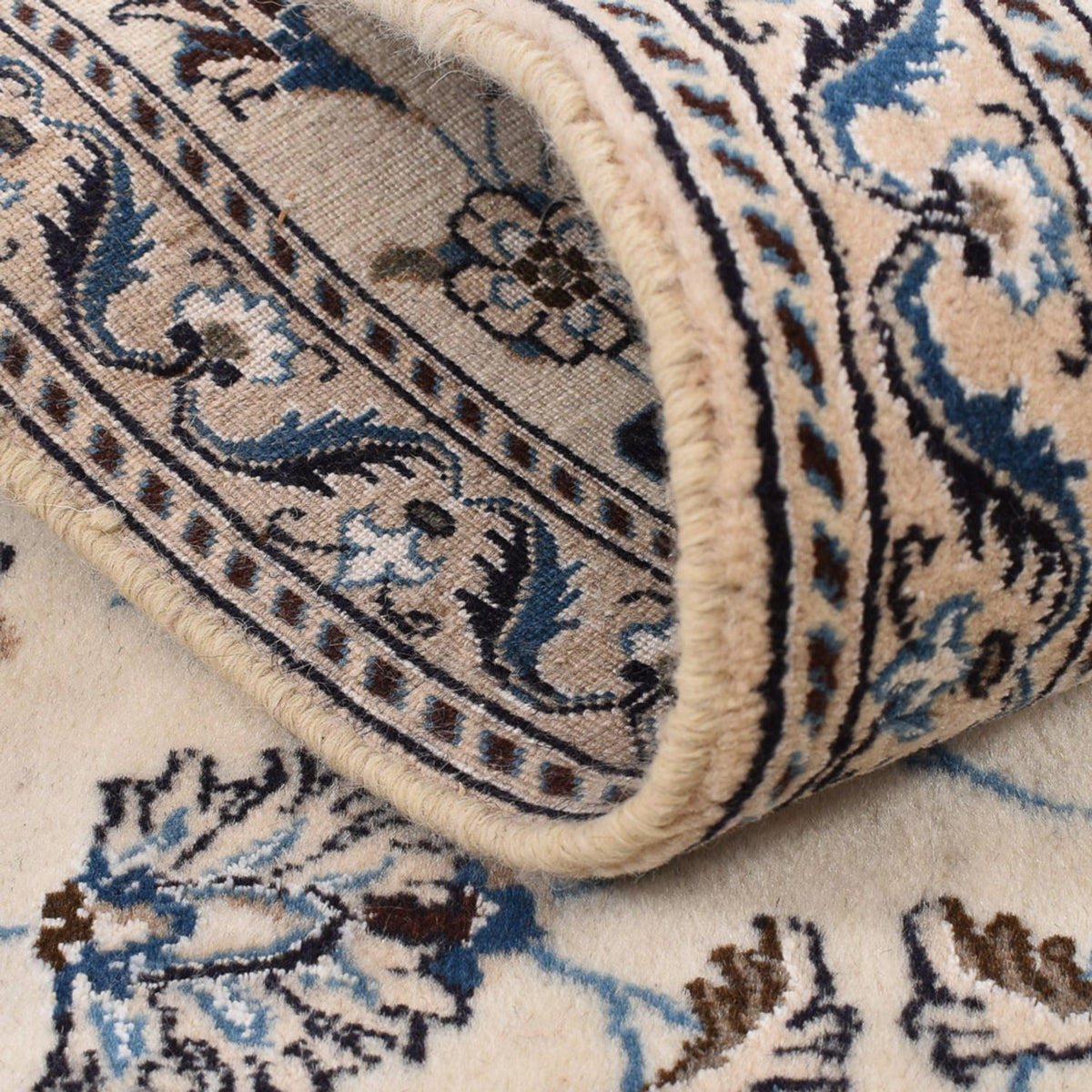 Loper Perzisch tapijt - Nain - Koninklijk - 190 x 59 cm - crème