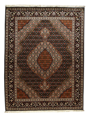 Perzisch tapijt - Tabriz - Royal - 205 x 153 cm - donkerbruin