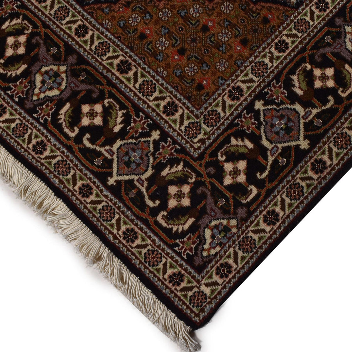 Perzisch tapijt - Tabriz - Royal - 205 x 153 cm - donkerbruin