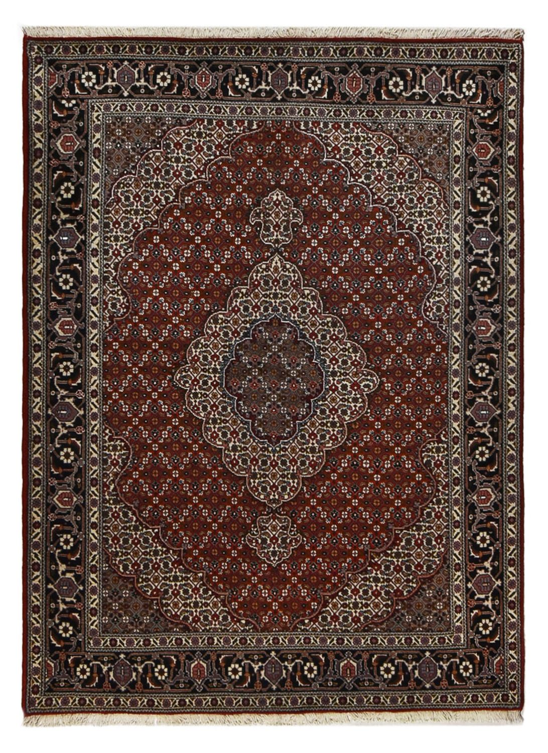 Perzisch tapijt - Tabriz - Royal - 200 x 150 cm - donkerrood