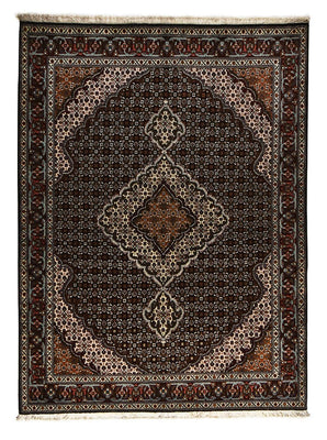Perzisch tapijt - Tabriz - Royal - 207 x 154 cm - antraciet