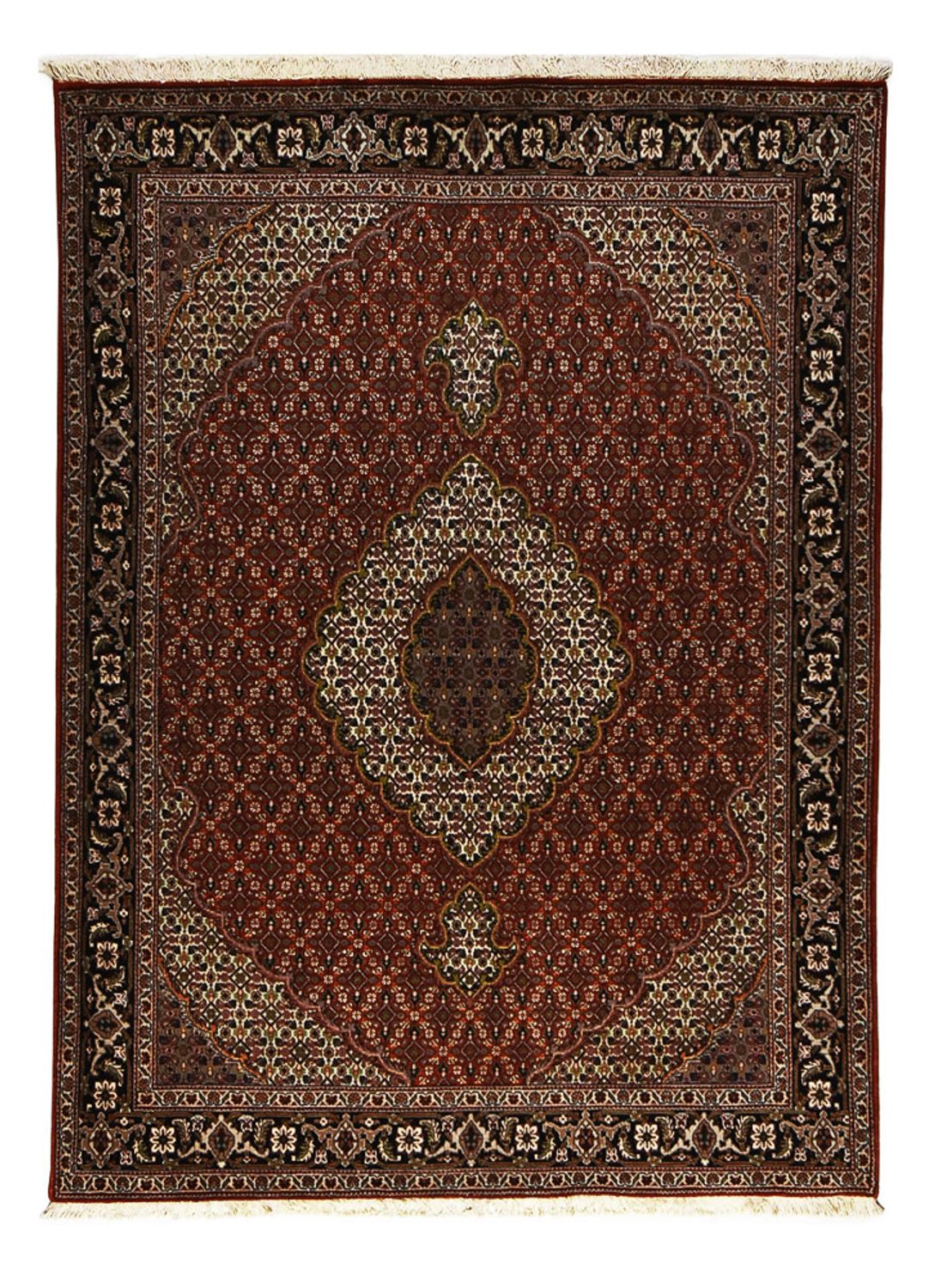 Perzisch tapijt - Tabriz - Royal - 204 x 150 cm - donkerrood