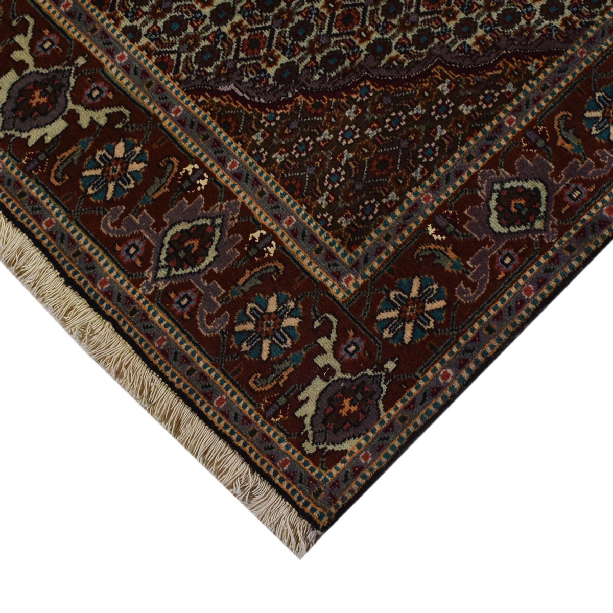 Perzisch tapijt - Tabriz - Royal - 204 x 150 cm - antraciet