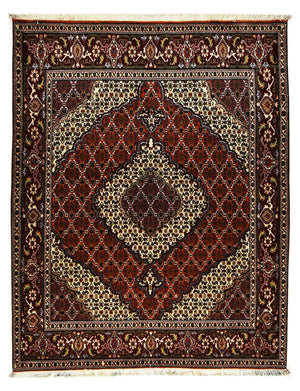 Perzisch tapijt - Tabriz - Royal - 200 x 155 cm - donkerrood