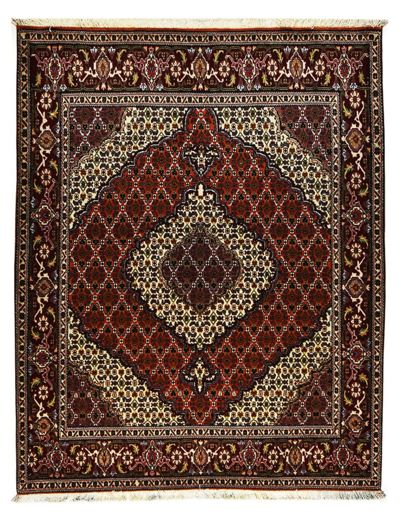 Perzisch tapijt - Tabriz - Royal - 200 x 155 cm - donkerrood