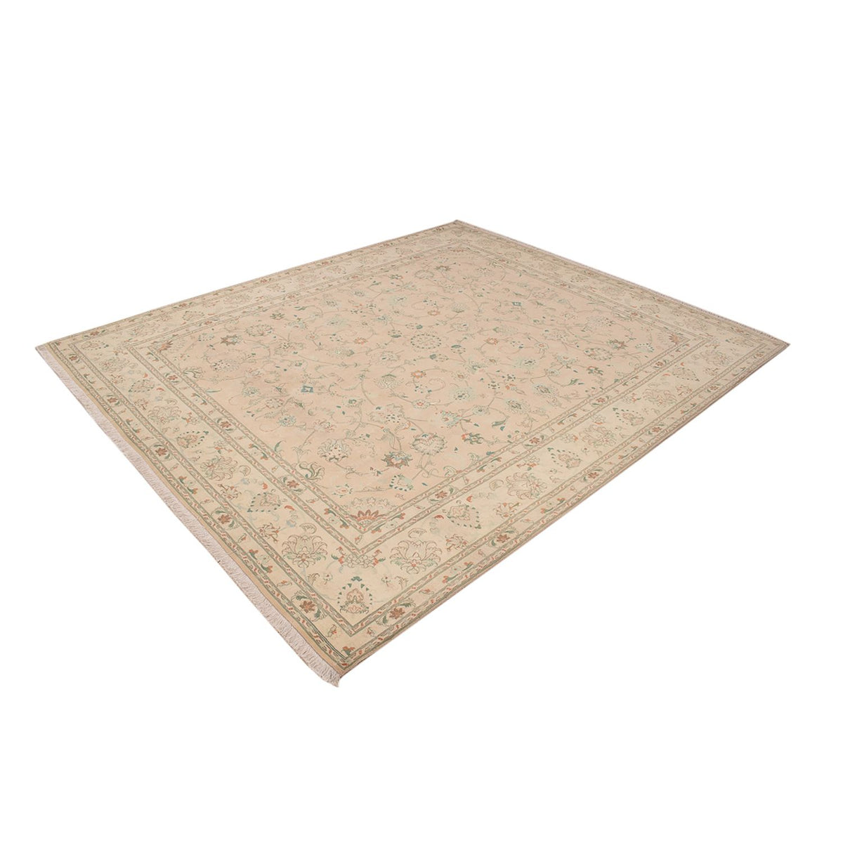 Perzisch tapijt - Tabriz - Royal - 300 x 250 cm - beige