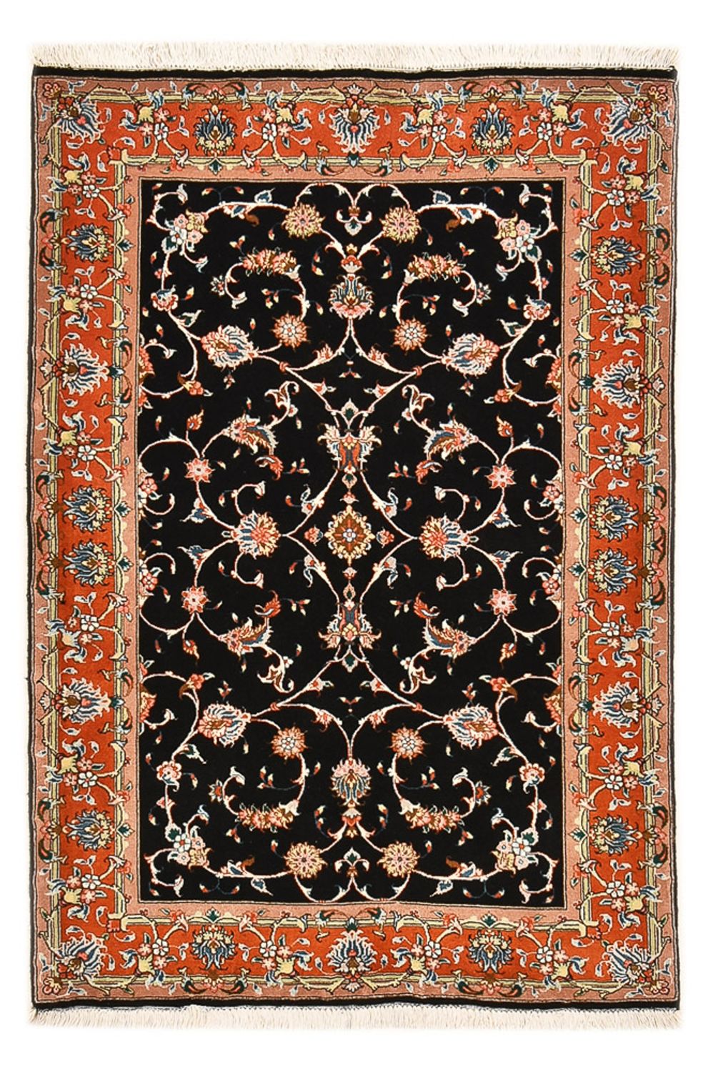 Perzisch tapijt - Tabriz - Royal - 150 x 102 cm - donkerblauw