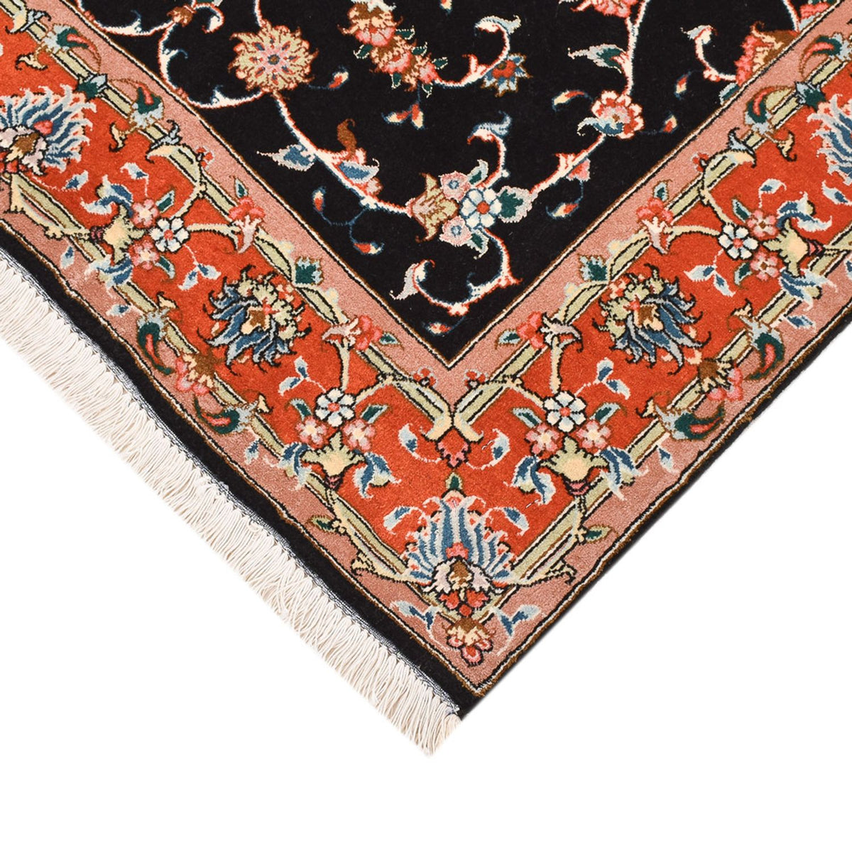 Perzisch tapijt - Tabriz - Royal - 150 x 102 cm - donkerblauw