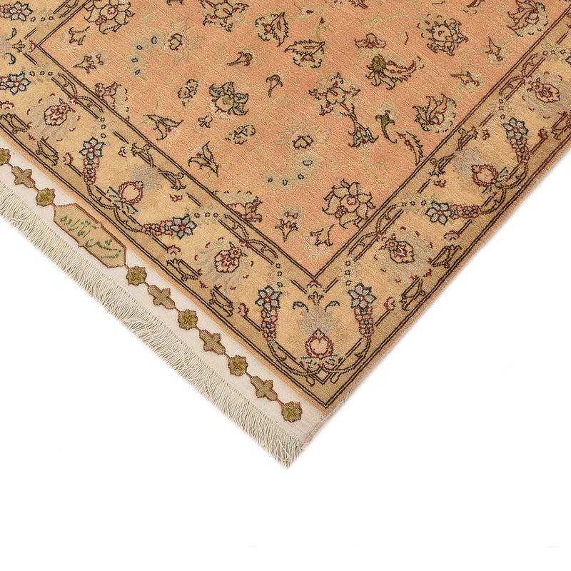 Loper Perzisch tapijt - Tabriz - Royal - 378 x 78 cm - beige