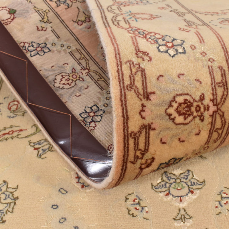 Loper Perzisch tapijt - Tabriz - Royal - 378 x 78 cm - beige