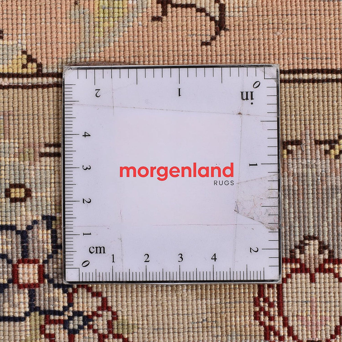 Loper Perzisch tapijt - Tabriz - Royal - 378 x 78 cm - beige