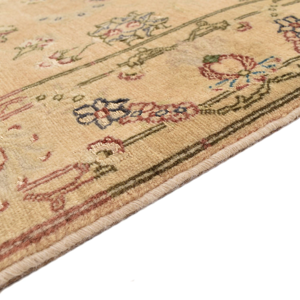 Loper Perzisch tapijt - Tabriz - Royal - 376 x 80 cm - goud