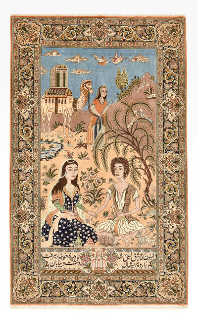 Ilam Tapijt 138x220cm - Perzisch tapijt - meerkleurig