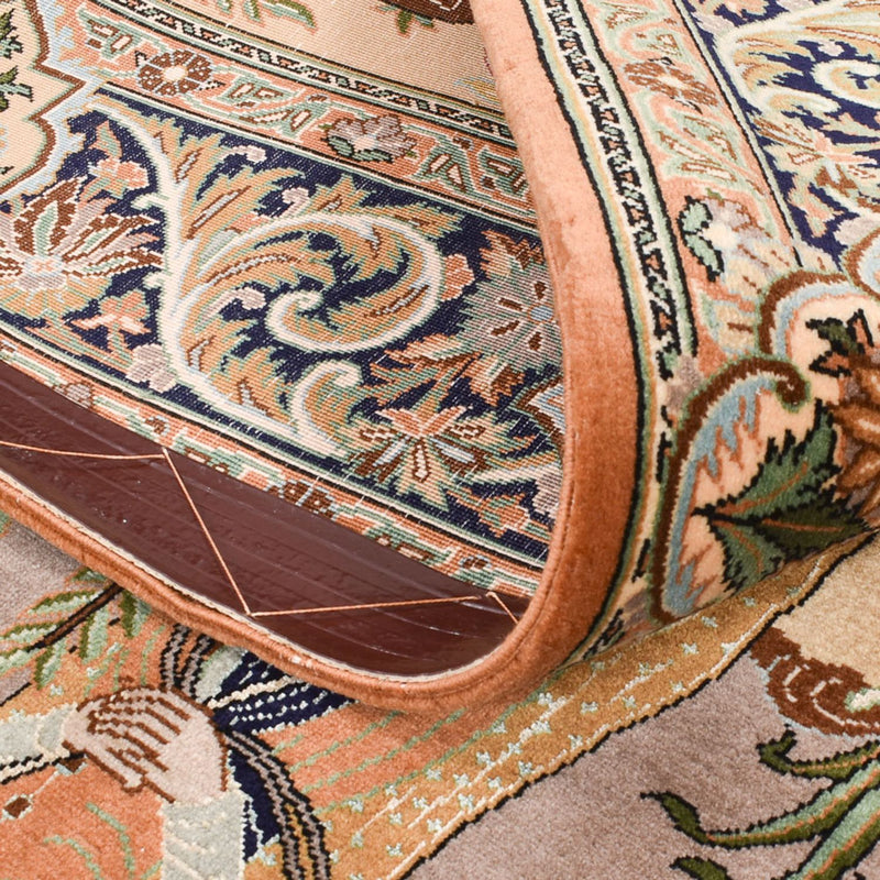 Perzisch tapijt - Ghom - Koninklijk - 220 x 138 cm - veelkleurig