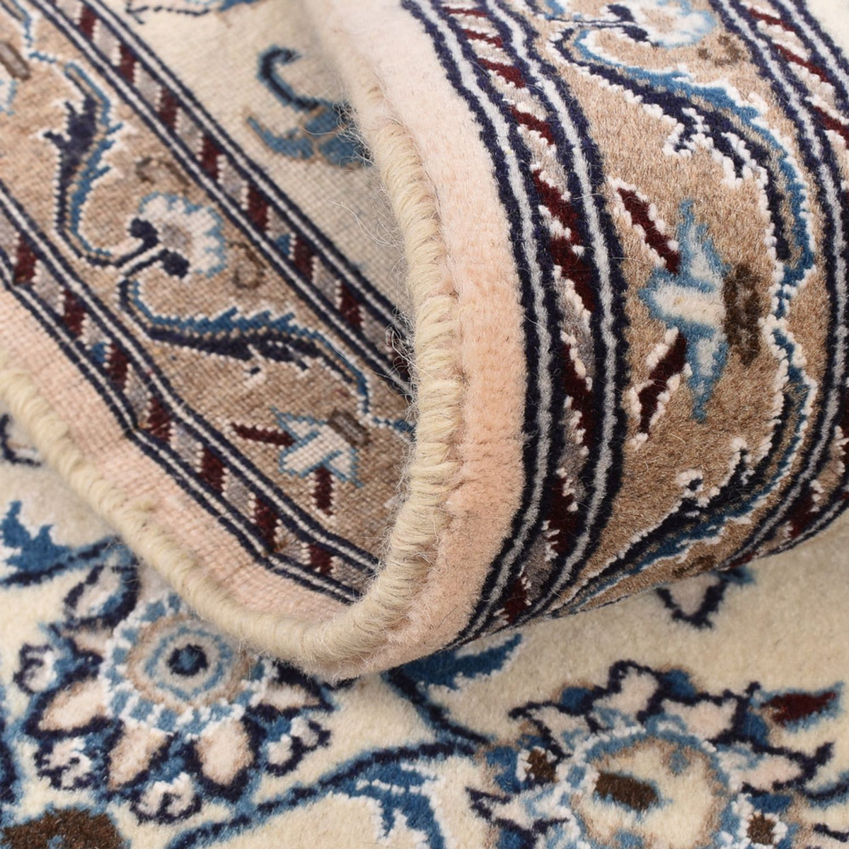 Loper Perzisch tapijt - Nain - Koninklijk - 195 x 60 cm - crème