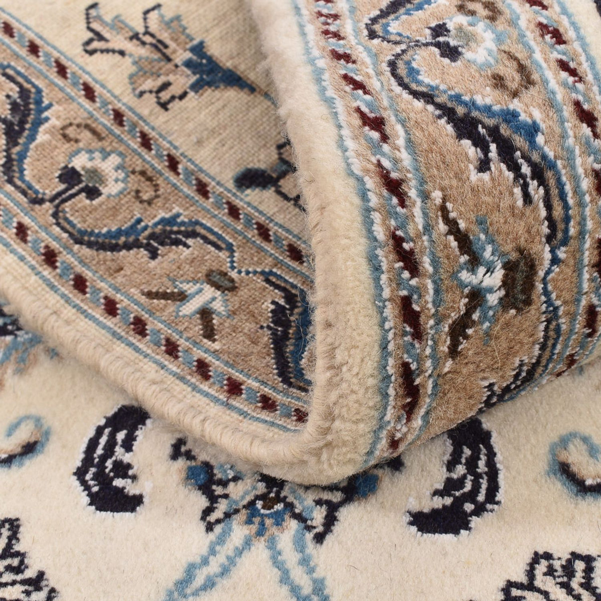 Loper Perzisch tapijt - Nain - Koninklijk - 192 x 57 cm - crème