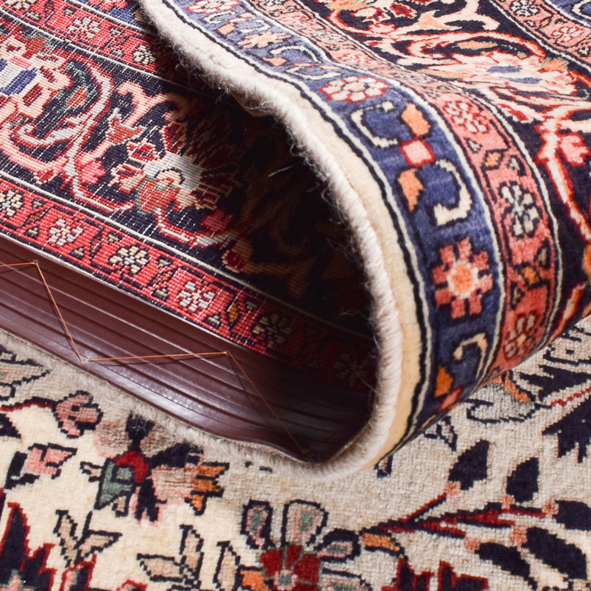 Perzisch tapijt - Bijar - 300 x 217 cm - beige