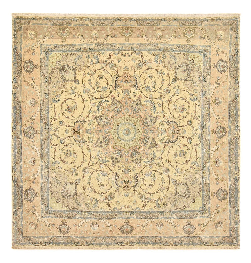 Perzisch tapijt - Tabriz - Royal - 267 x 251 cm - zand