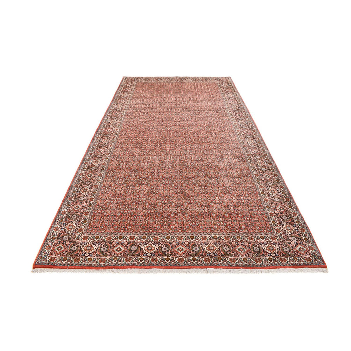 Perzisch tapijt - Bijar speciale vorm  - 393 x 205 cm - roest