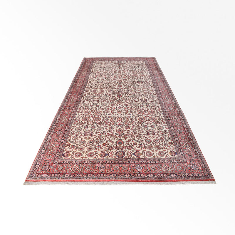 Loper Perzisch tapijt - Bijar - 417 x 204 cm - roest