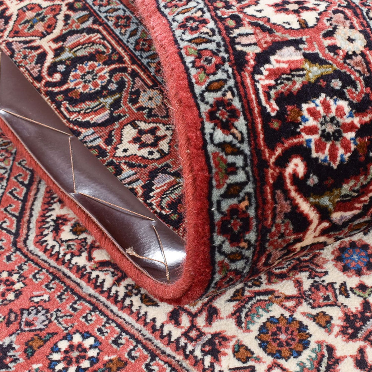 Loper Perzisch tapijt - Bijar - 397 x 80 cm - terracotta