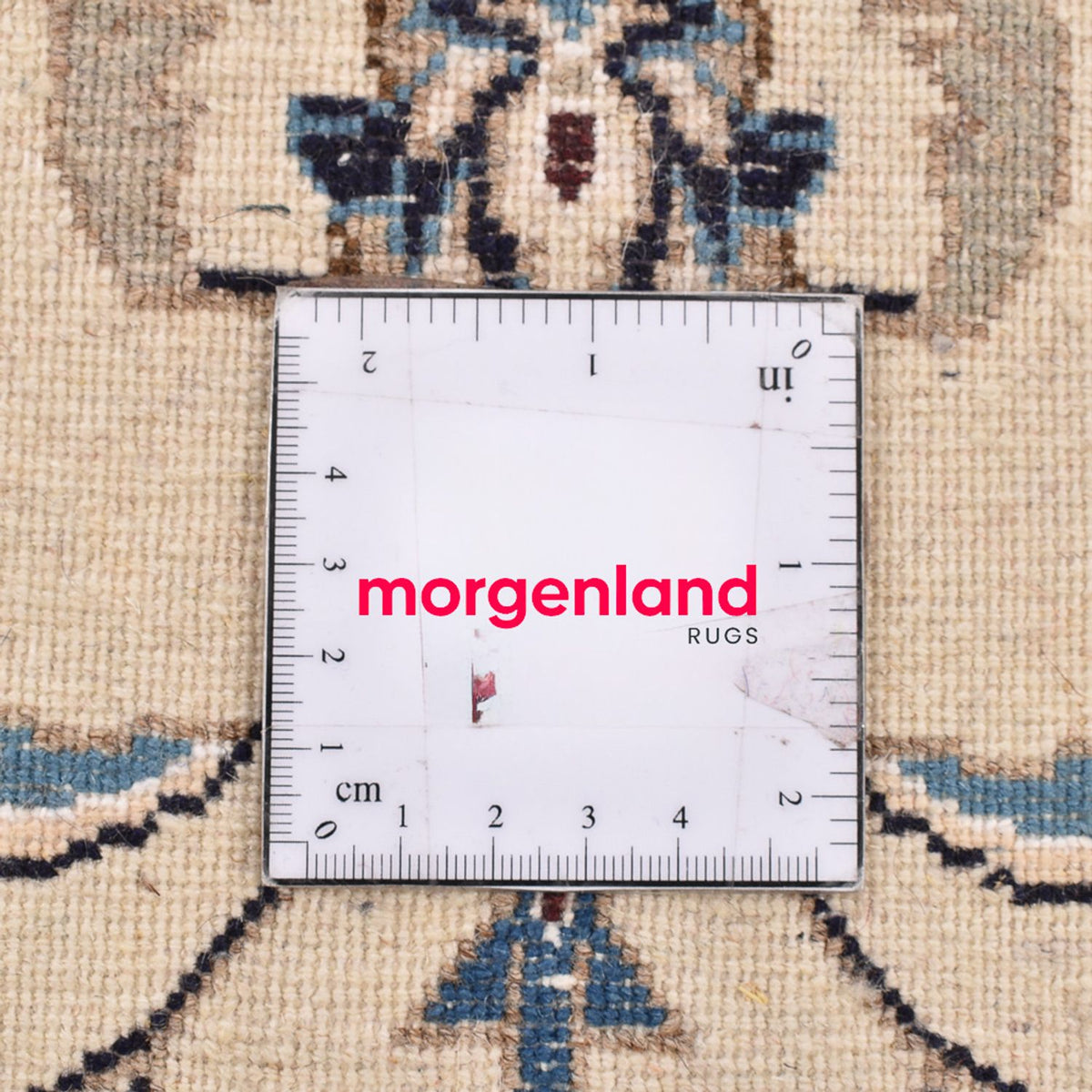 Loper Perzisch tapijt - Nain - Koninklijk - 204 x 58 cm - crème