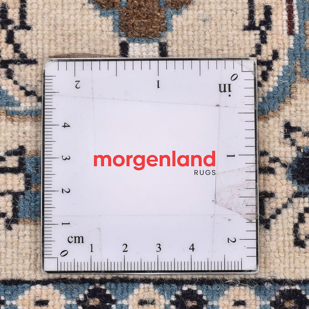 Loper Perzisch tapijt - Nain - Koninklijk - 209 x 64 cm - crème