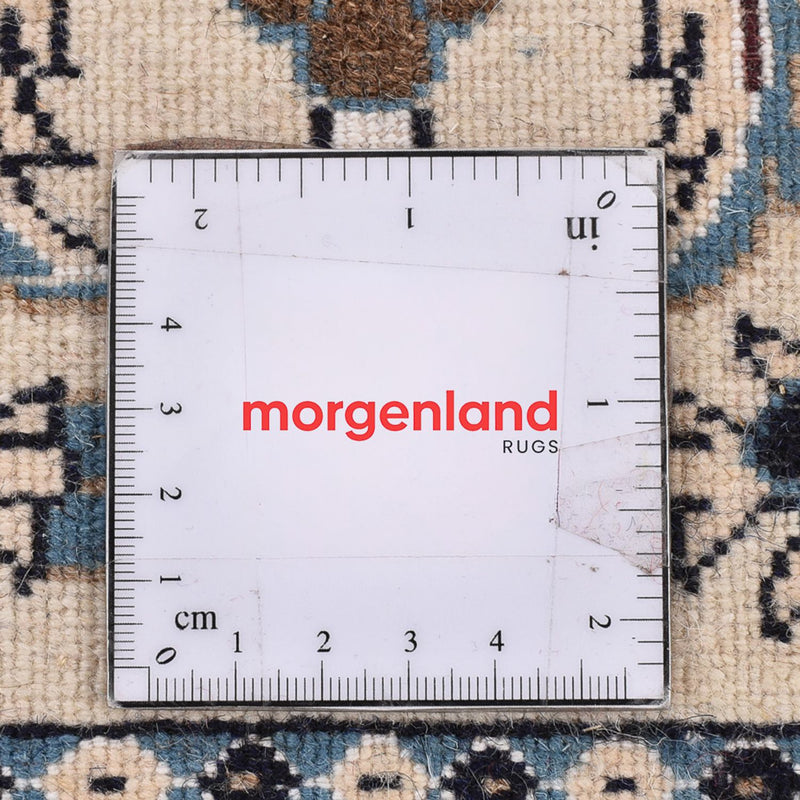 Loper Perzisch tapijt - Nain - Koninklijk - 209 x 64 cm - crème