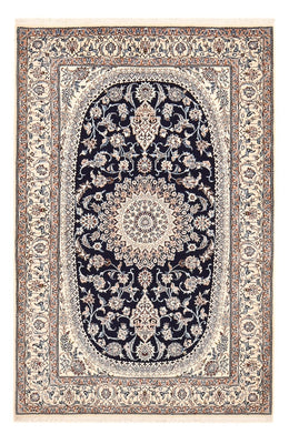 Perzisch tapijt - Nain - Premium - 198 x 131 cm - donkerblauw