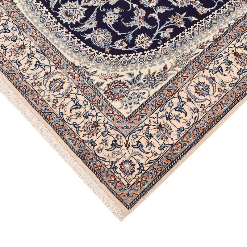 Perzisch tapijt - Nain - Premium - 198 x 131 cm - donkerblauw