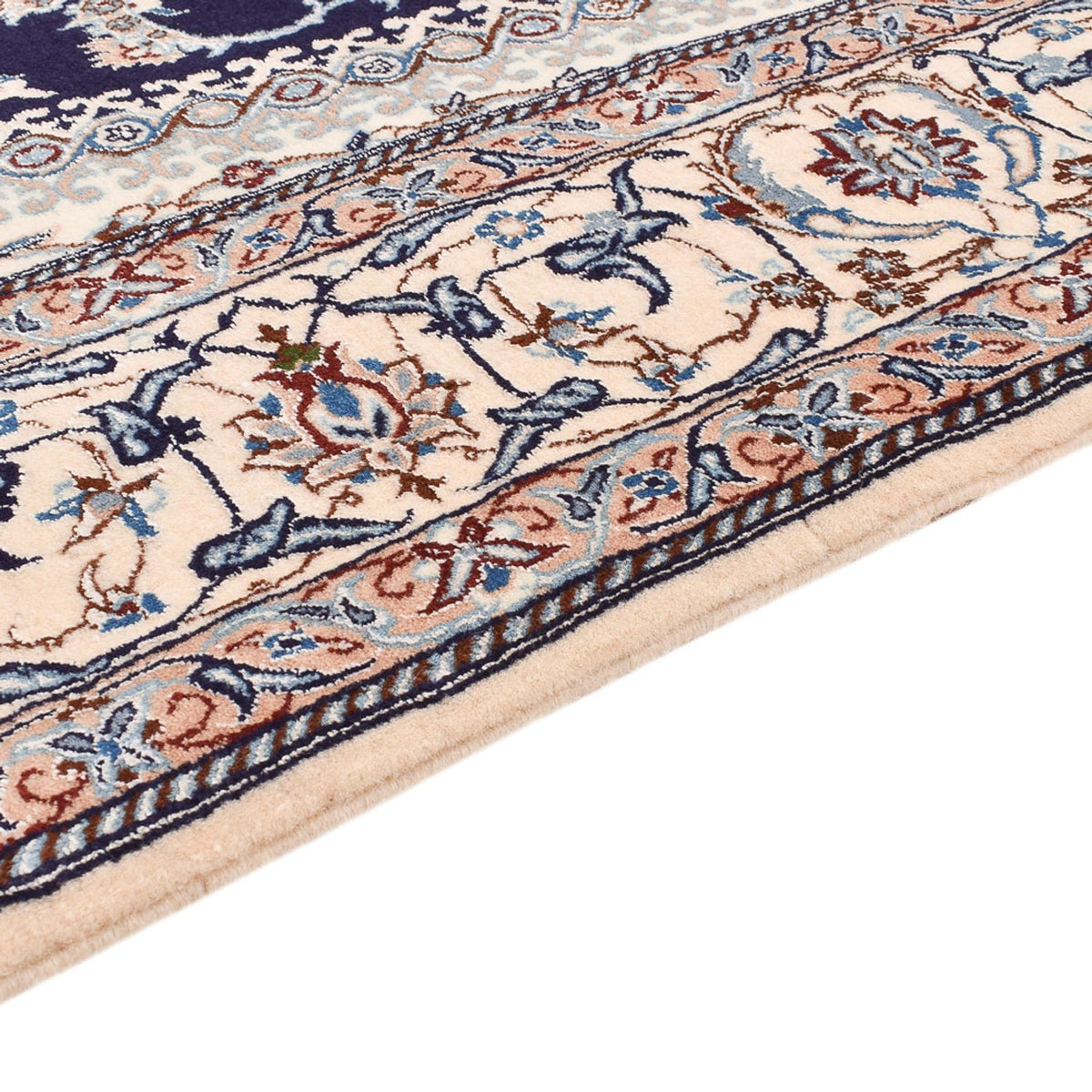 Perzisch tapijt - Nain - Premium - 198 x 131 cm - donkerblauw