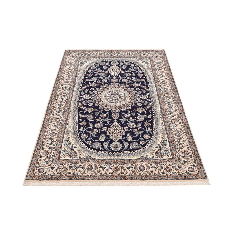 Perzisch tapijt - Nain - Premium - 198 x 131 cm - donkerblauw