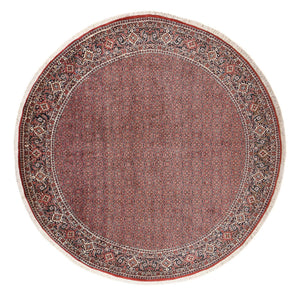 Perzisch tapijt - Bijar rond  - 300 x 300 cm - roest