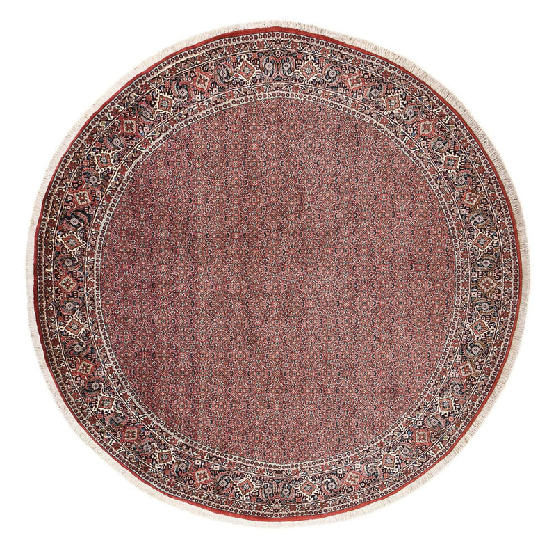 Perzisch tapijt - Bijar rond  - 300 x 300 cm - roest
