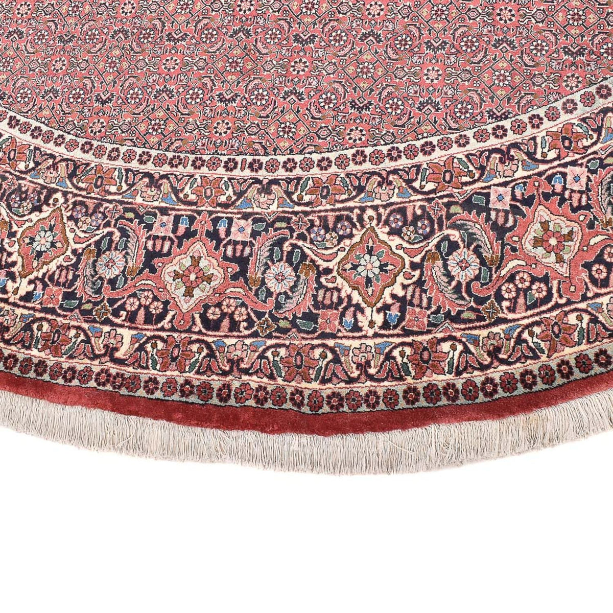 Perzisch tapijt - Bijar rond  - 300 x 300 cm - roest