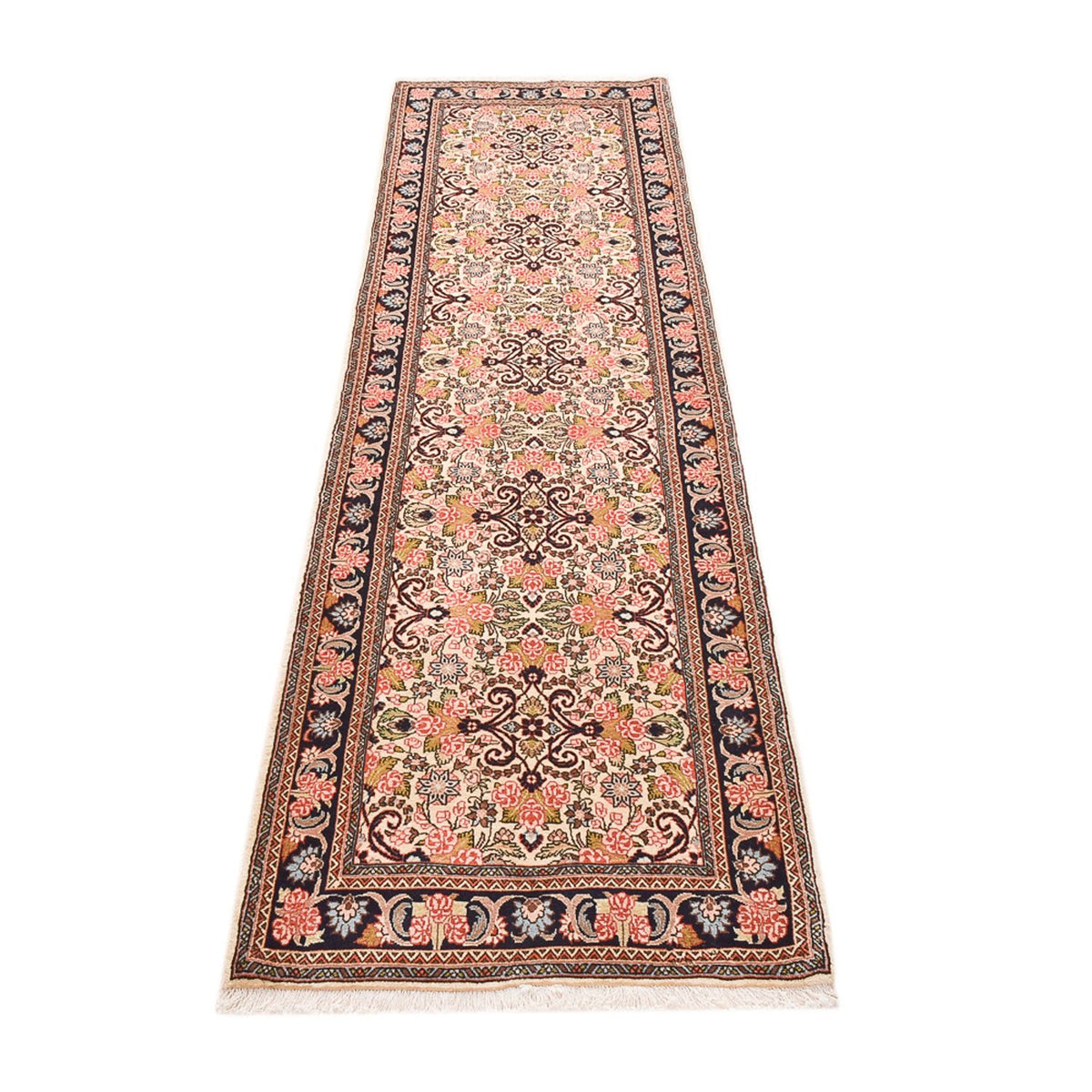 Loper Perzisch tapijt - Bijar - 298 x 82 cm - beige